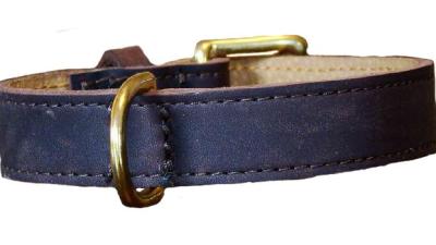 Hundehalsband leder