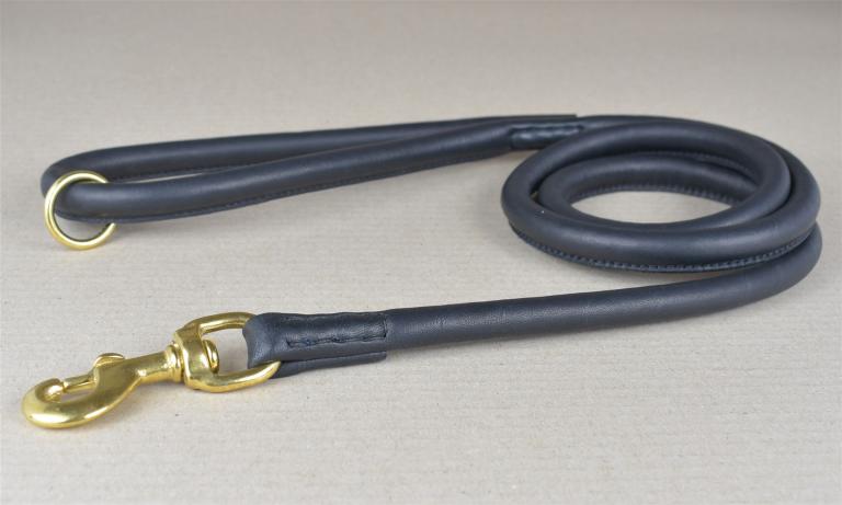 Rundgenähte Hundleine 130 cm.