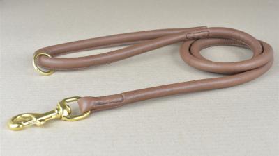 Rundgenähte Hundleine 130 cm.